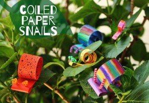 coiled paper snails